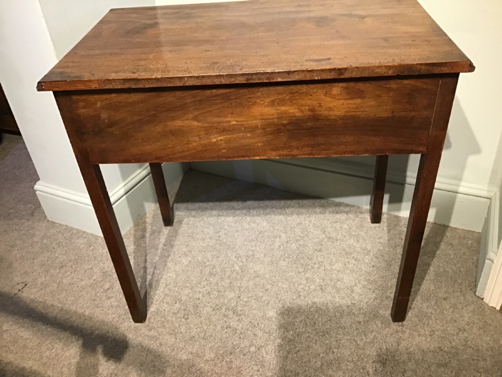 Antique mahogany lowboy View IX