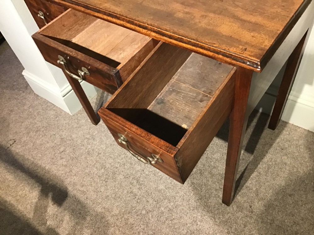 Antique mahogany lowboy View X