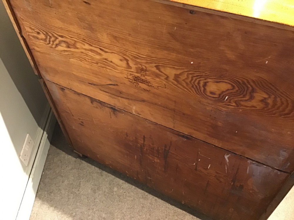 Antique campaign chest by Ross and Co View XIII