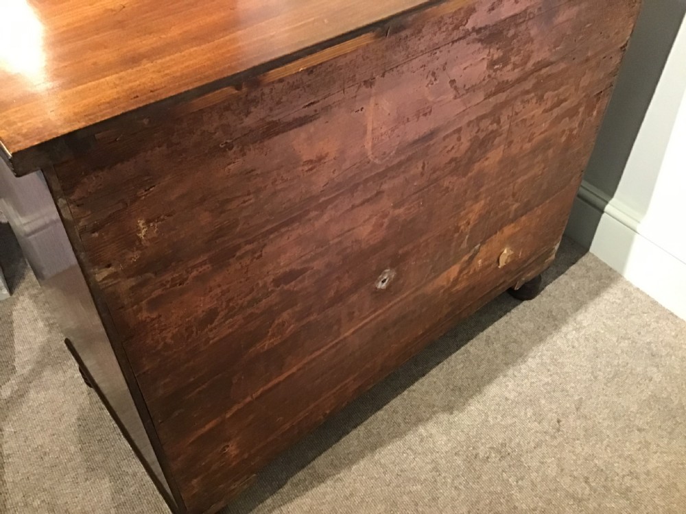 Antique bow chest of drawers View X