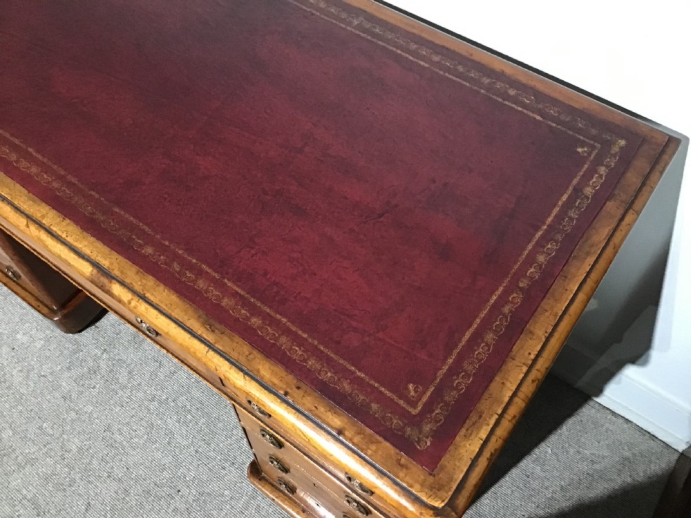 Antique pedestal desk View IV