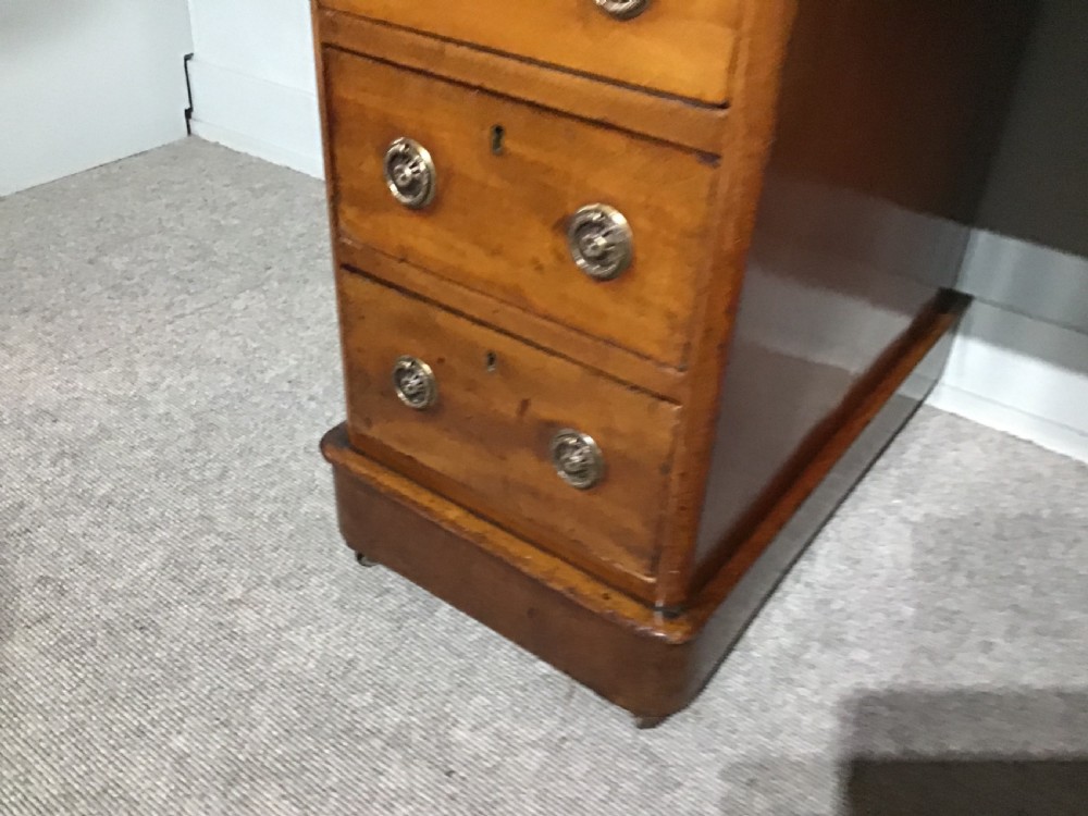 Antique pedestal desk View VI