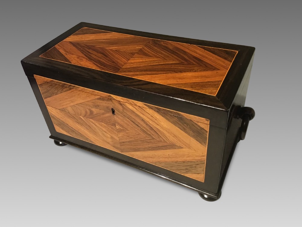 Antique tea caddy