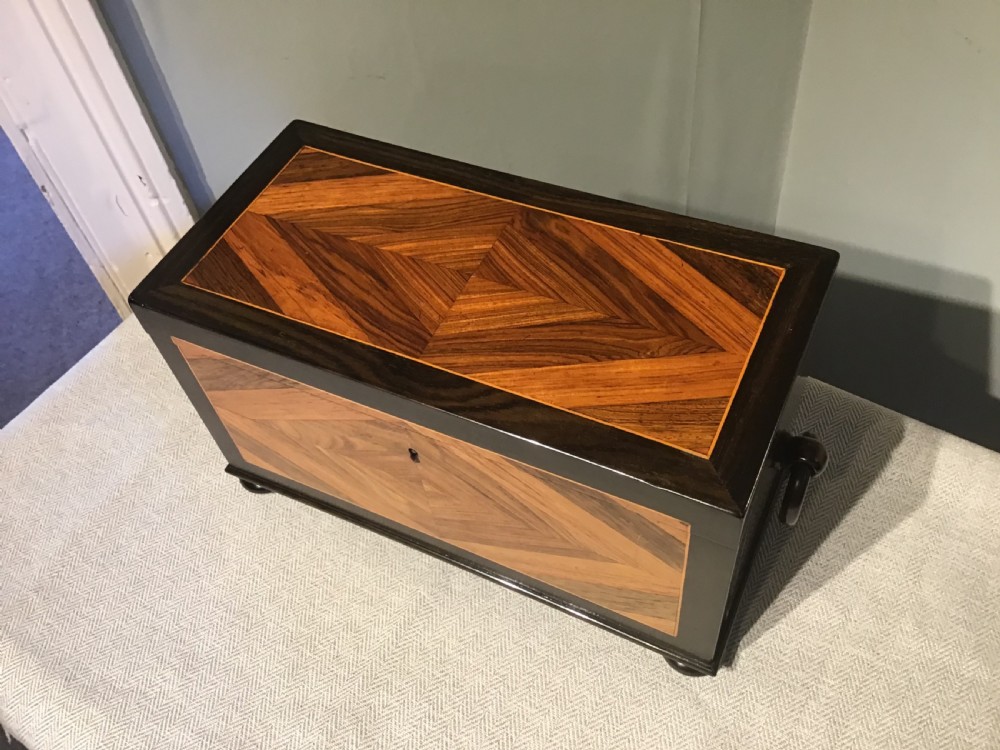 Antique tea caddy View II