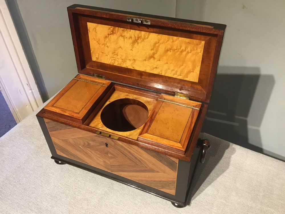 Antique tea caddy View III
