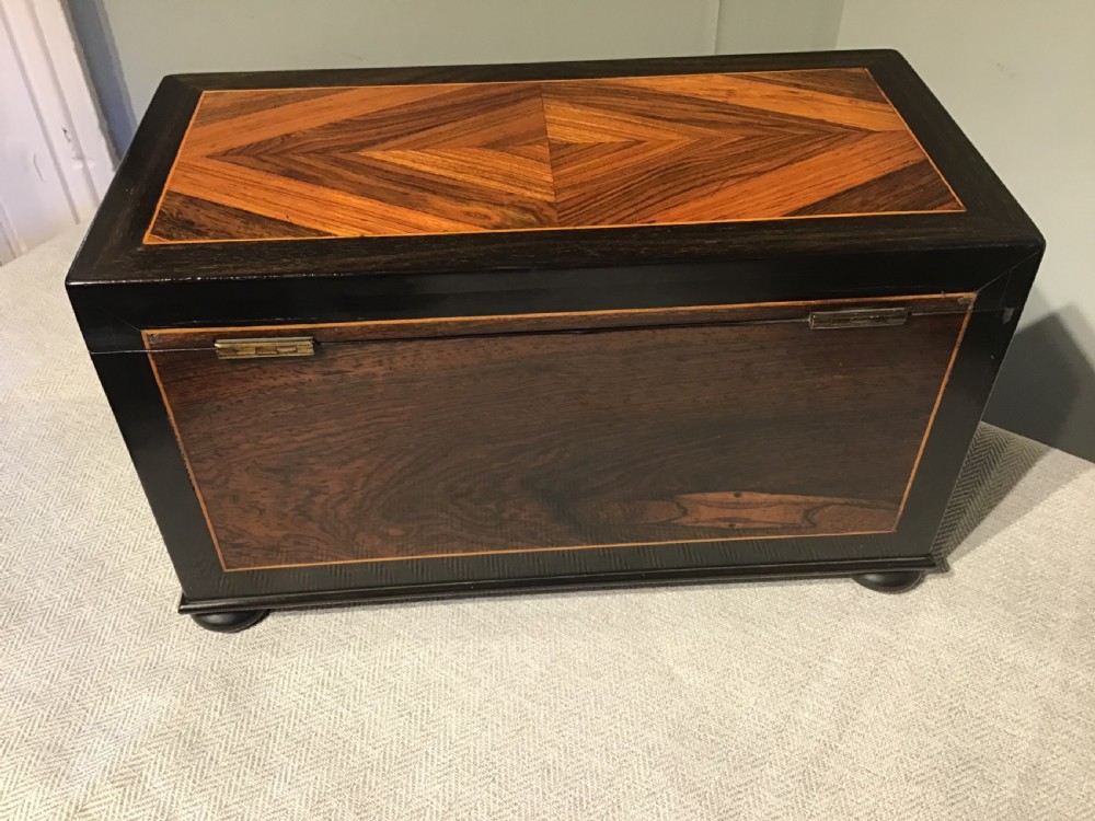 Antique tea caddy View V