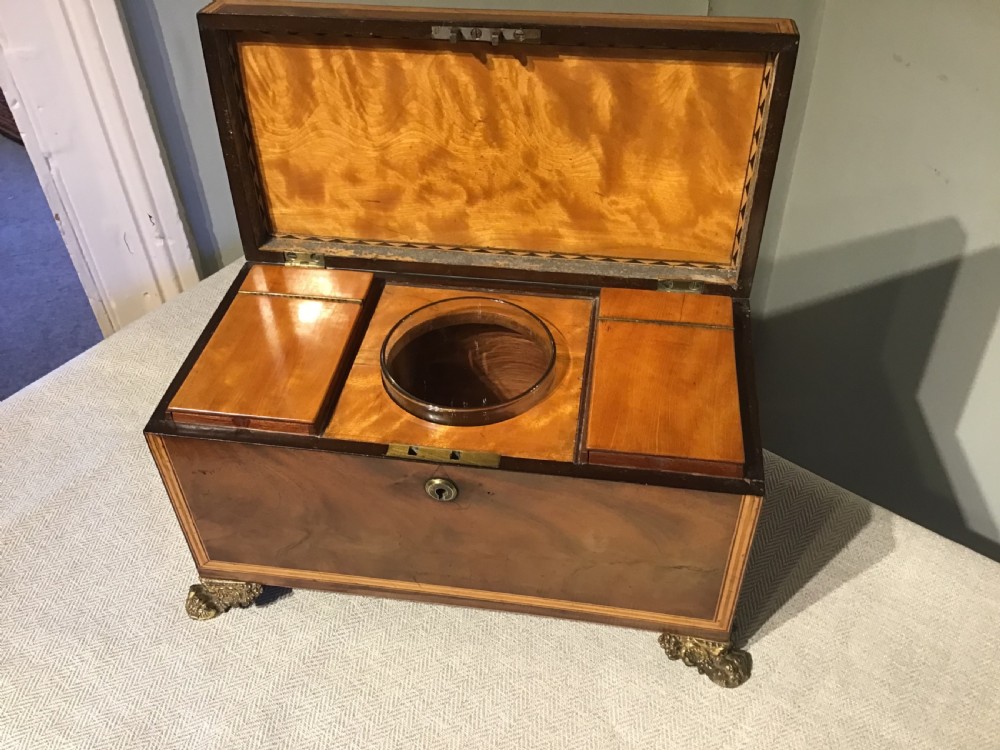 Antique tea caddy View II