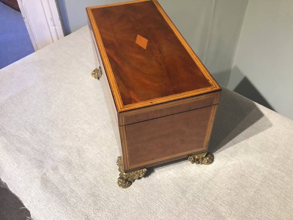 Antique tea caddy View III