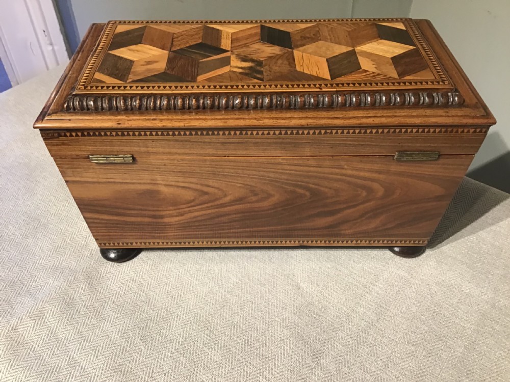 Antique tea caddy View VI