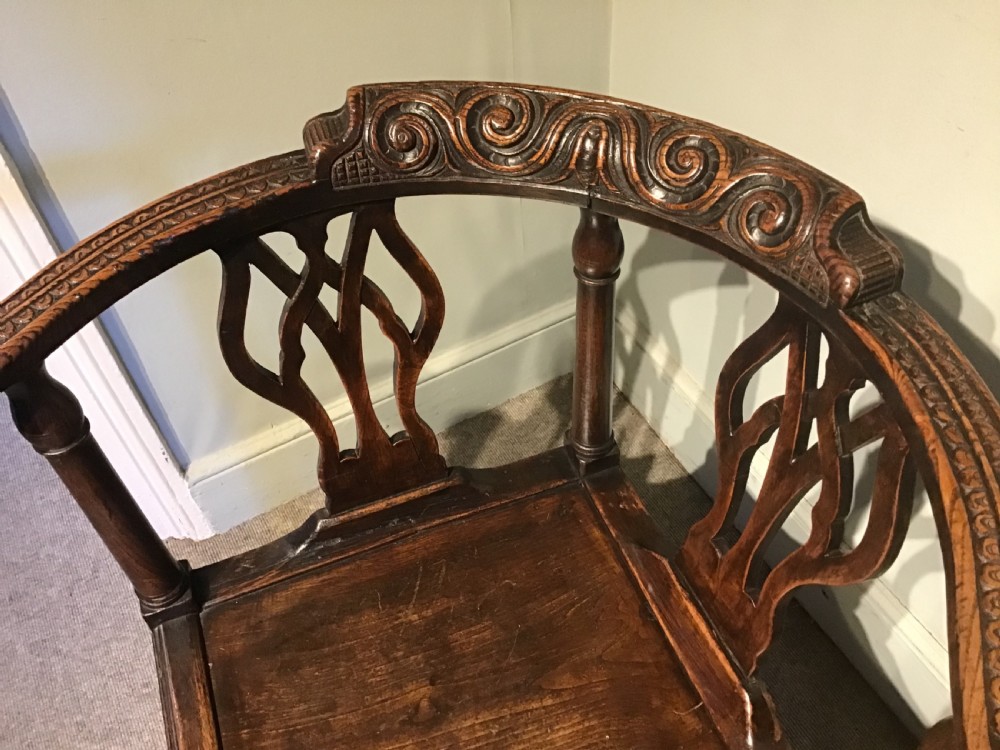 Antique corner chair View VI