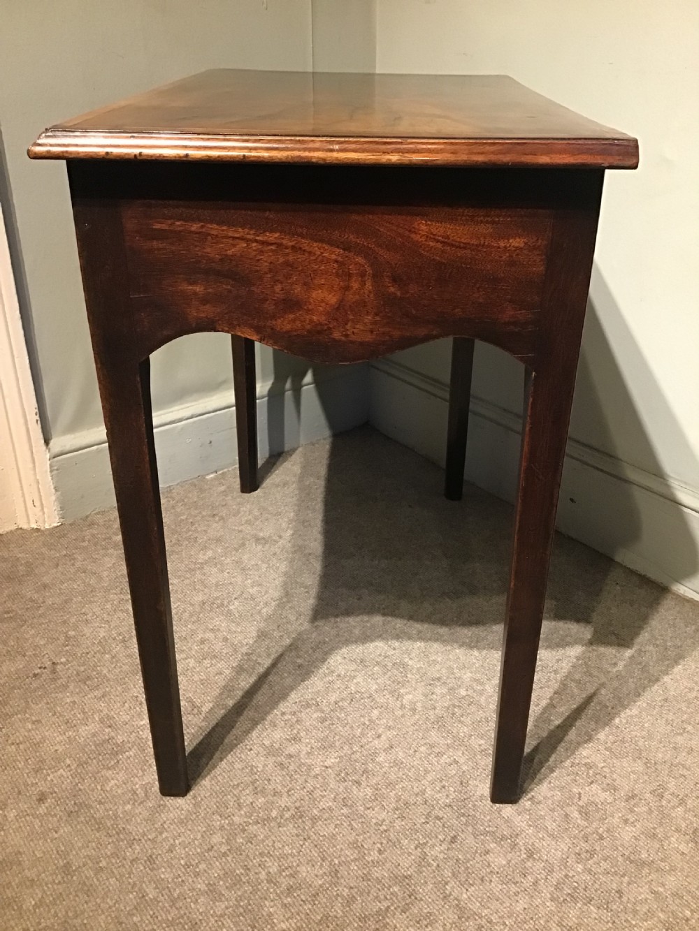 Antique mahogany sidetable View VIII