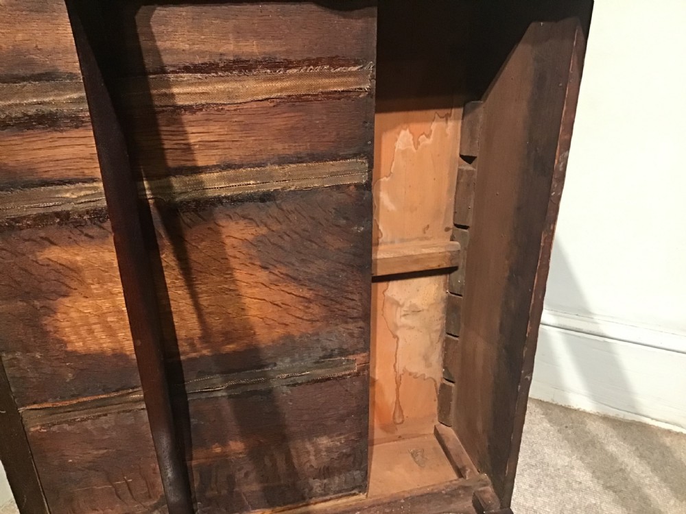 Antique mahogany sidetable View XI
