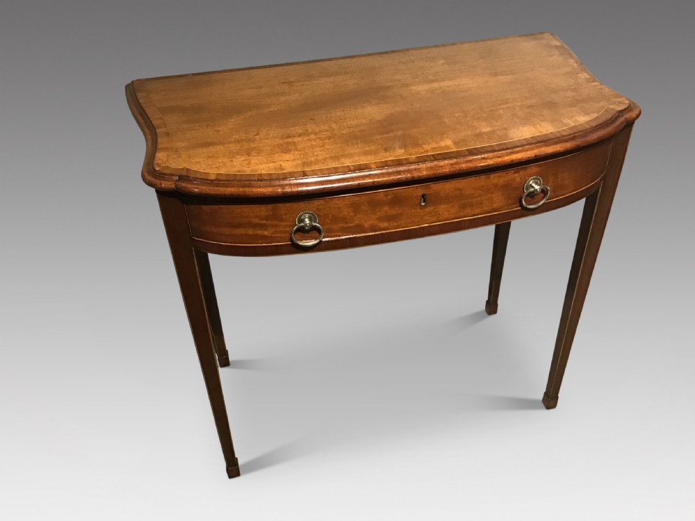 Antique mahogany sidetable
