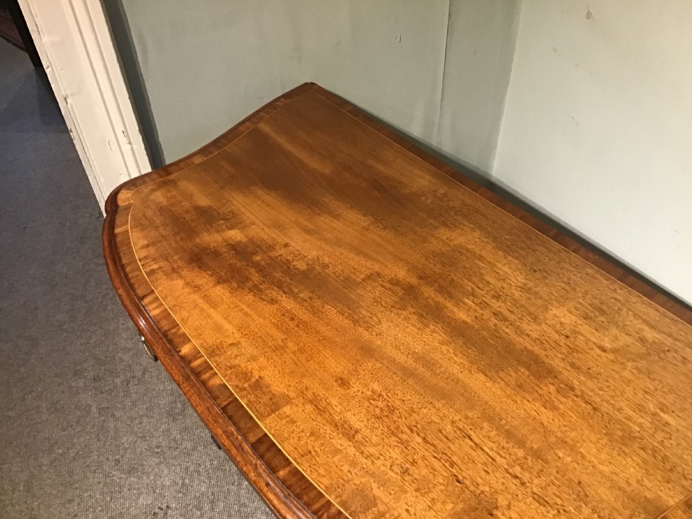 Antique mahogany sidetable View III