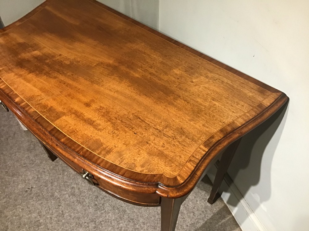 Antique mahogany sidetable View IV