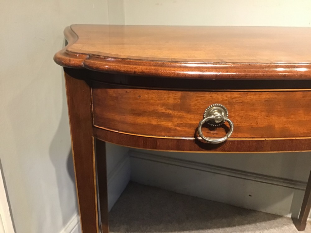 Antique mahogany sidetable View V
