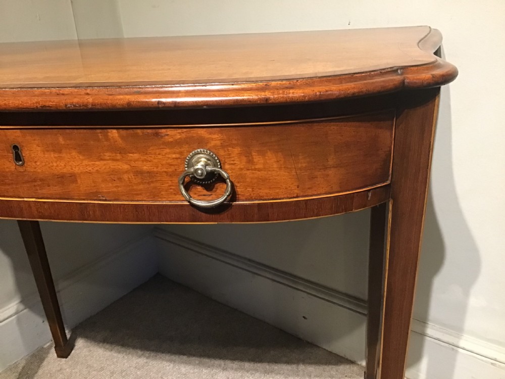 Antique mahogany sidetable View VI