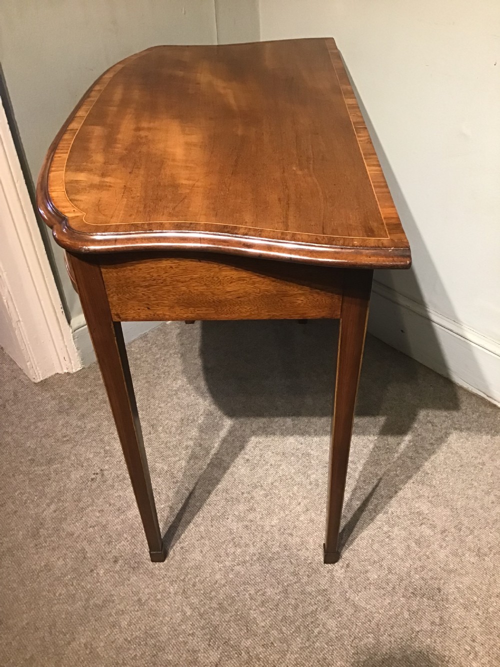 Antique mahogany sidetable View VIII