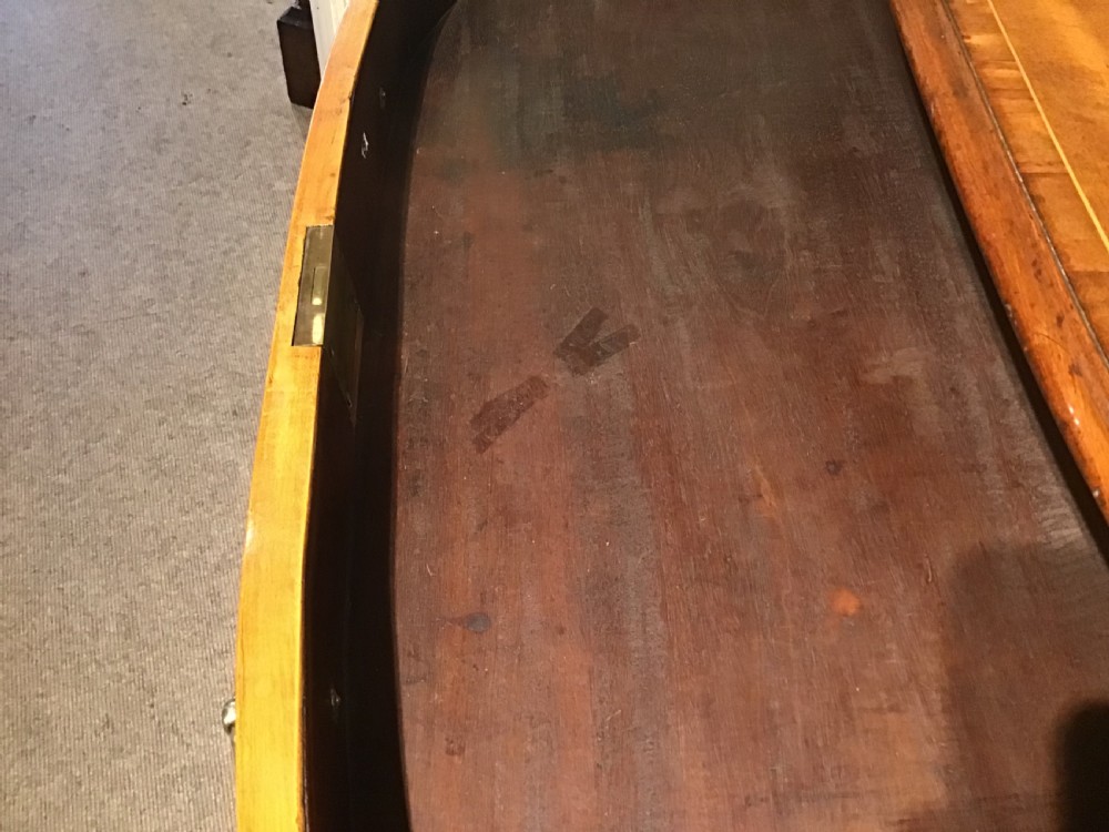 Antique mahogany sidetable View X