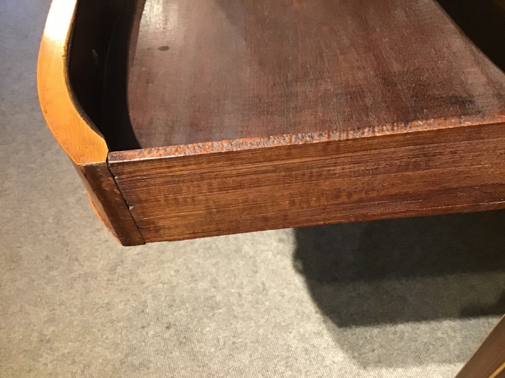 Antique mahogany sidetable View XI