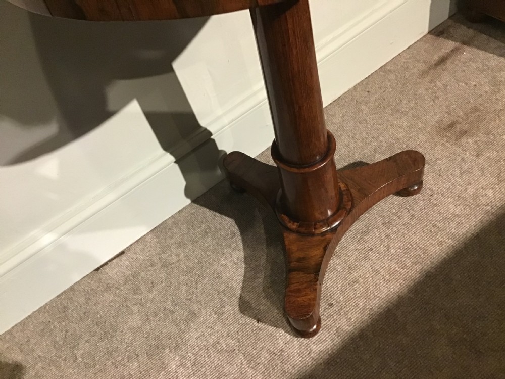 Antique rosewood occasional table View III