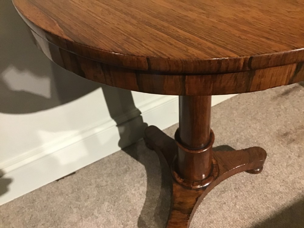 Antique rosewood occasional table View IV