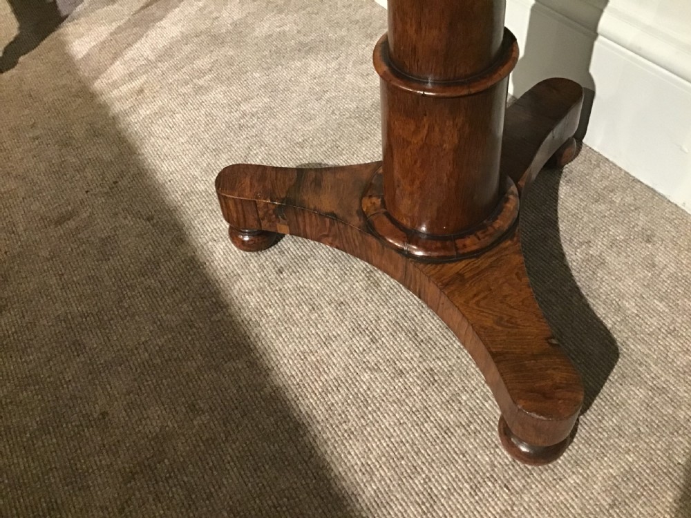 Antique rosewood occasional table View V