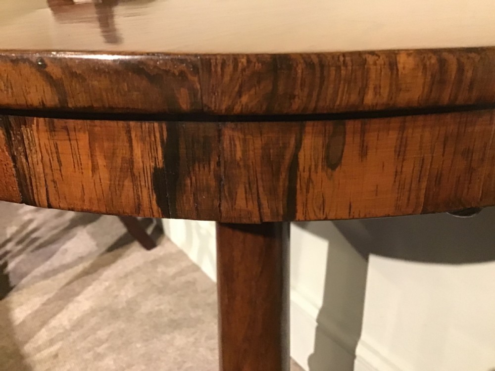Antique rosewood occasional table View VI