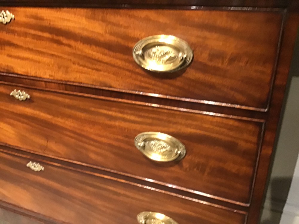 Antique mahogany hall chest View IV