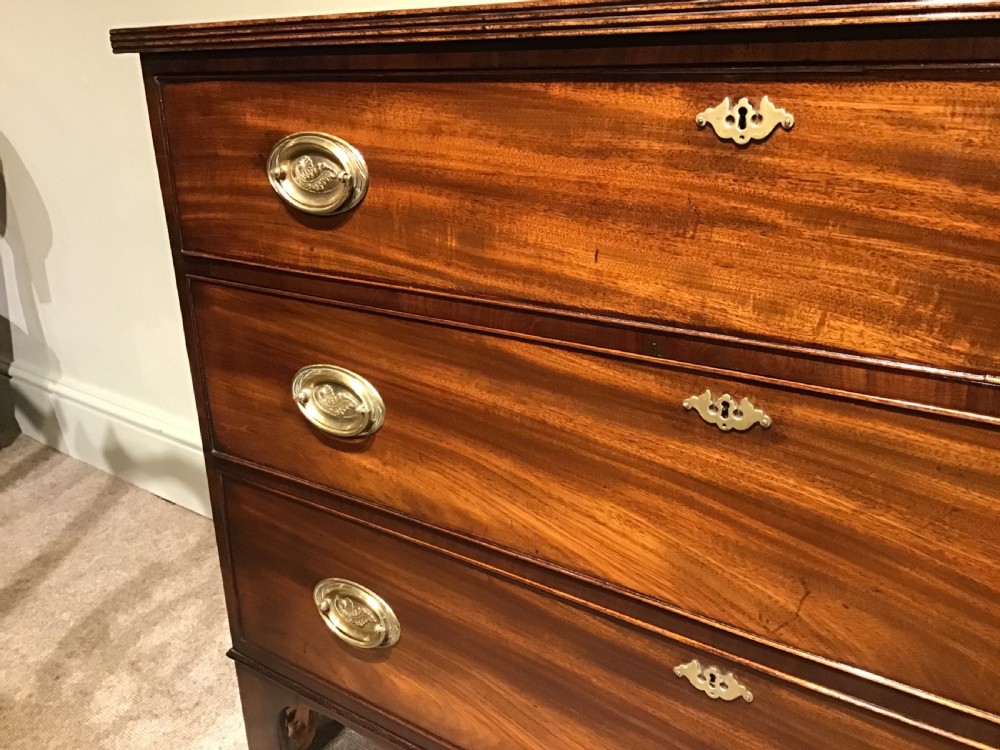 Antique mahogany hall chest View VI
