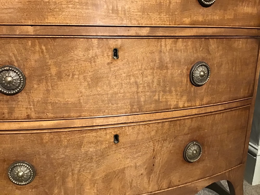 Georgian mahogany chest of drawers View VI