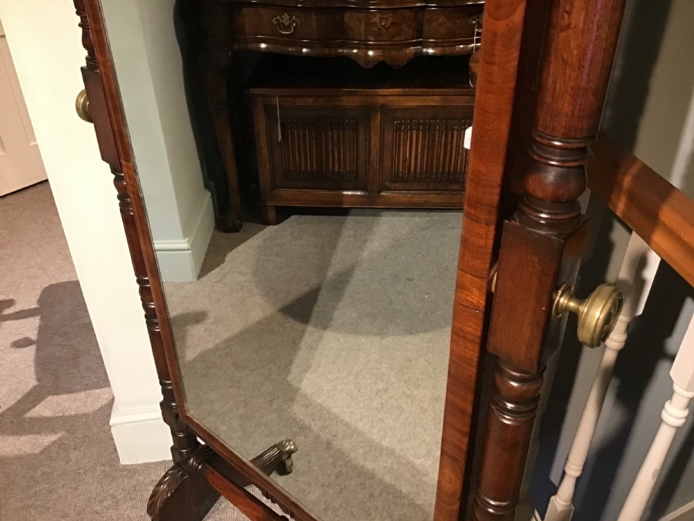 Antique cheval mirror View III