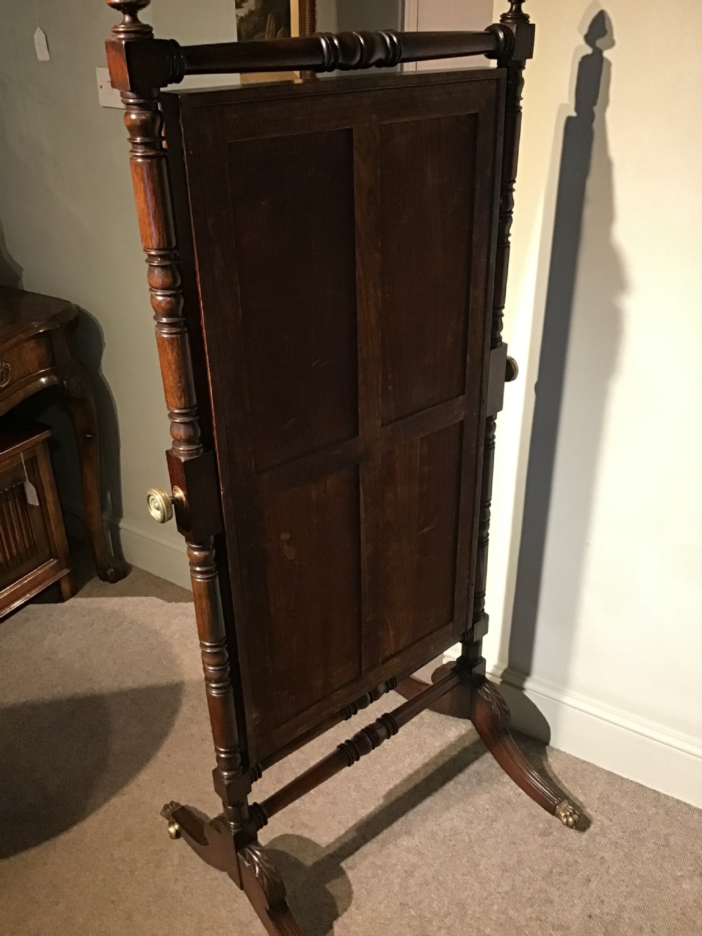 Antique cheval mirror View IV