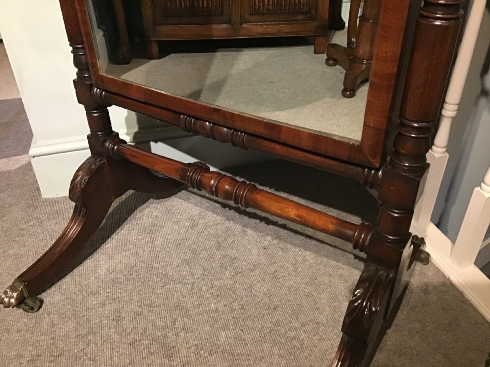 Antique cheval mirror View V