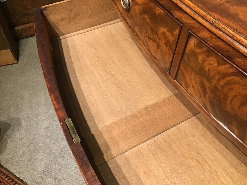 Antique bow front chest of drawers View VIII