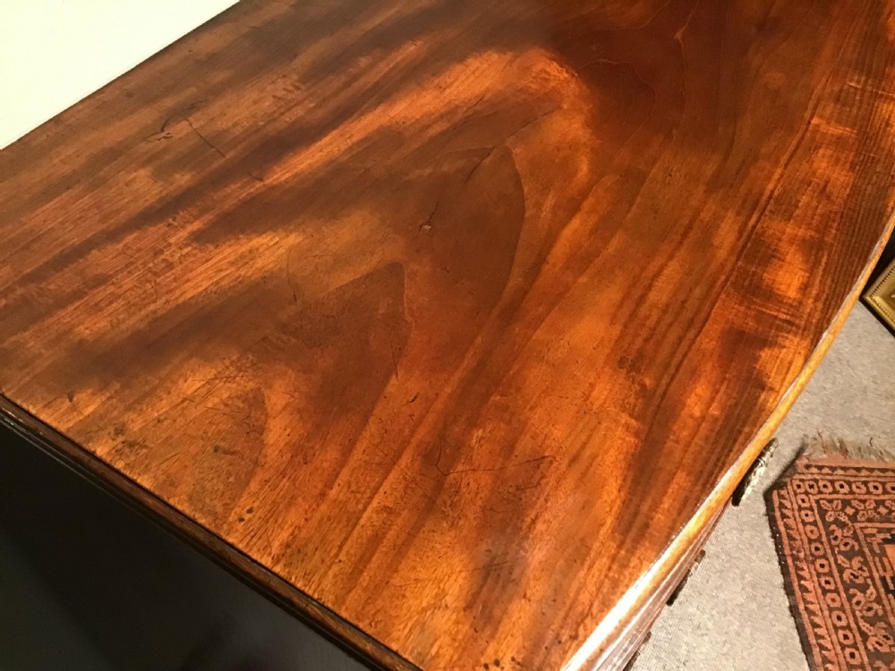 Antique bow front chest of drawers View IX