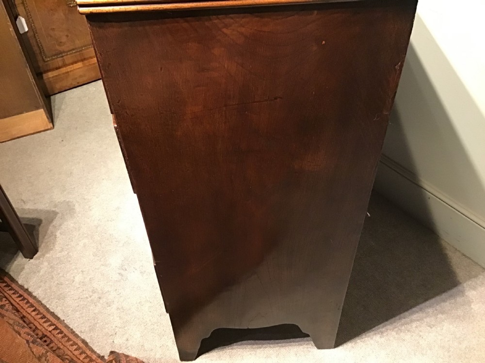 Antique bow front chest of drawers View X