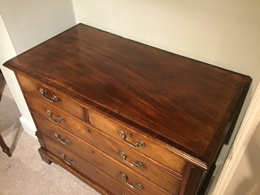 Antique mahogany chest of drawers. View III