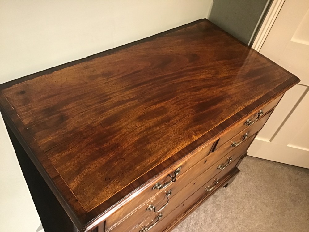 Antique mahogany chest of drawers. View IV