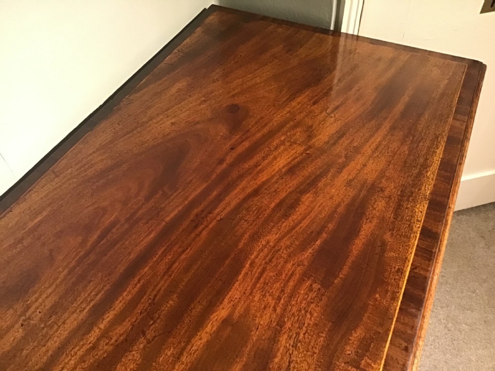 Antique mahogany chest of drawers. View X