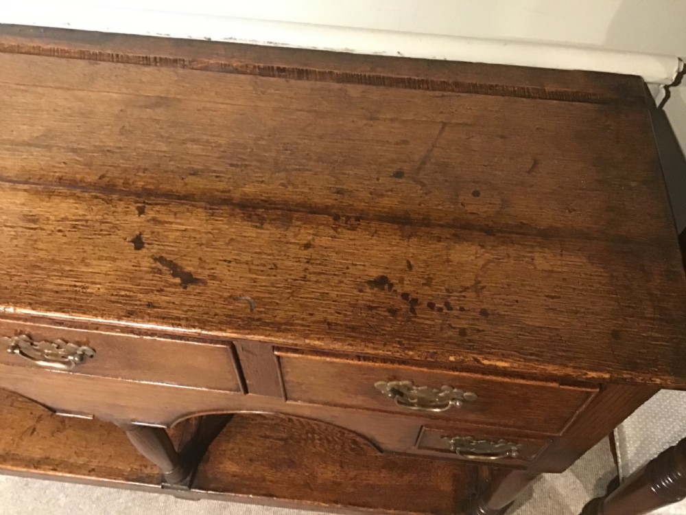 Antique oak pot board dresser View IV