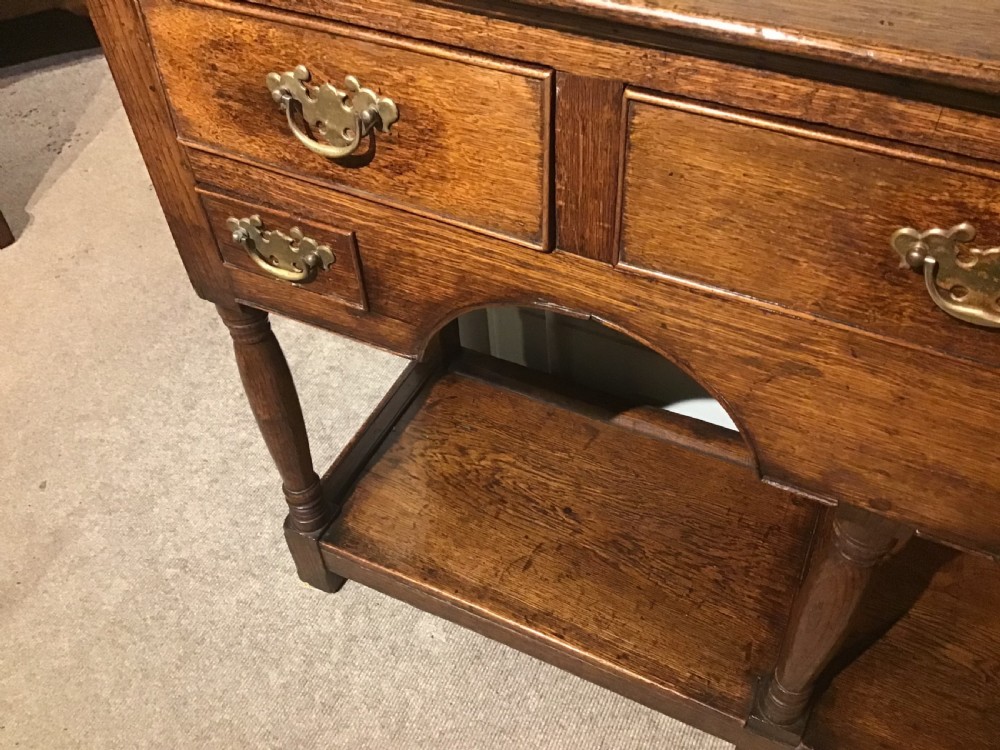 Antique oak pot board dresser View VI