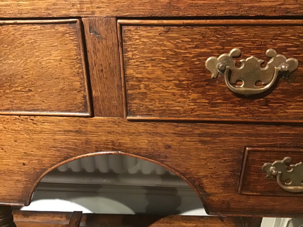 Antique oak pot board dresser View IX