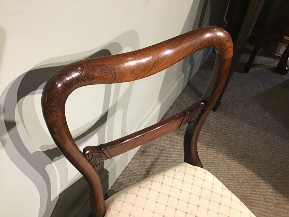 Pair of antique rosewood chairs View II