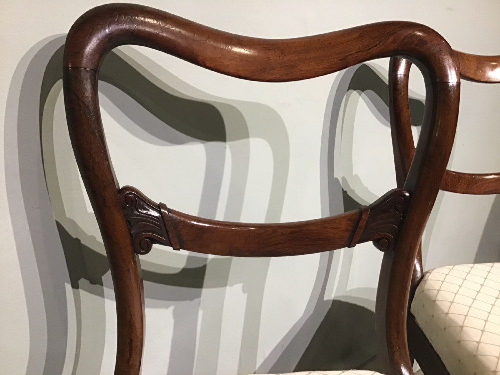 Pair of antique rosewood chairs View V