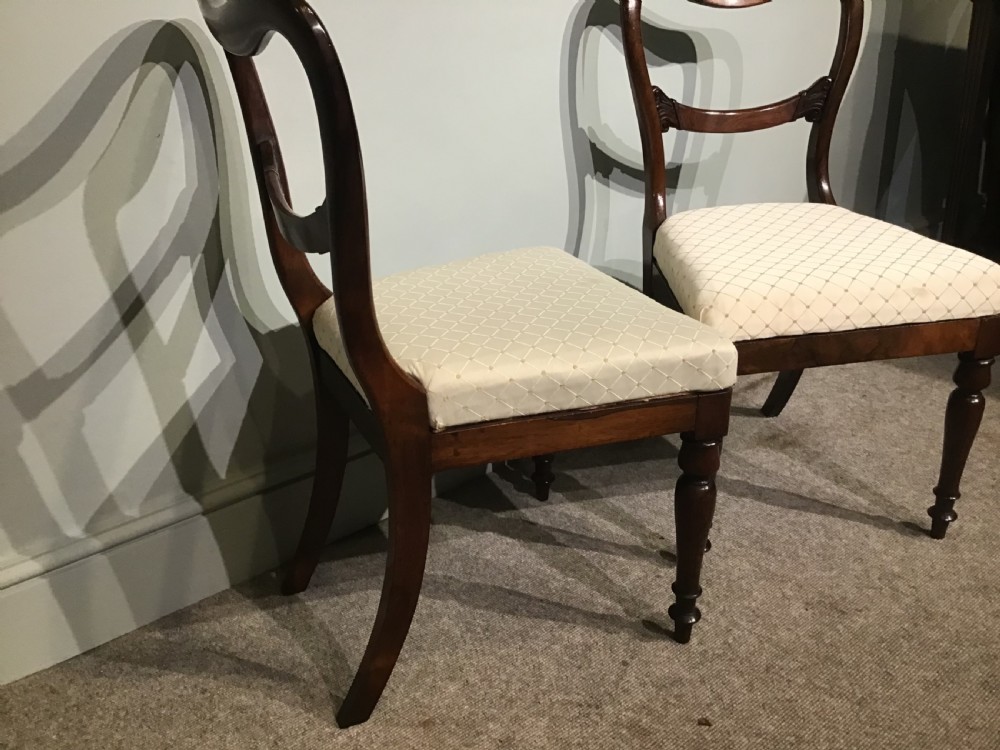 Pair of antique rosewood chairs View VI