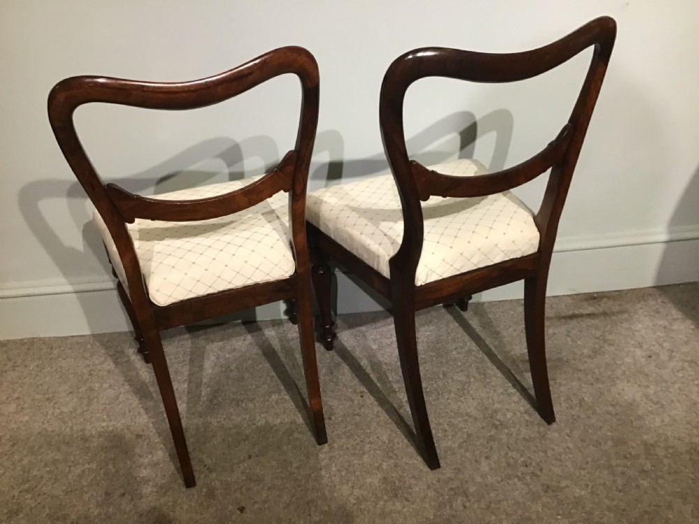 Pair of antique rosewood chairs View VIII