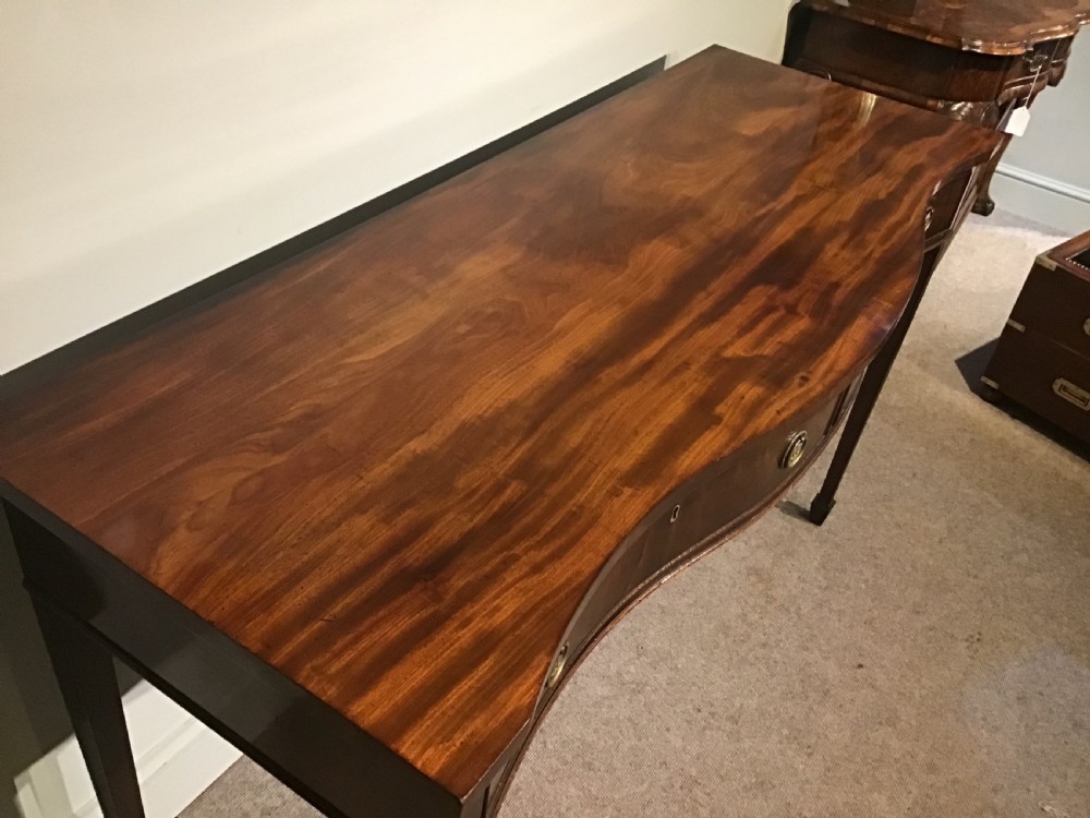 Antique mahogany serving table View IV