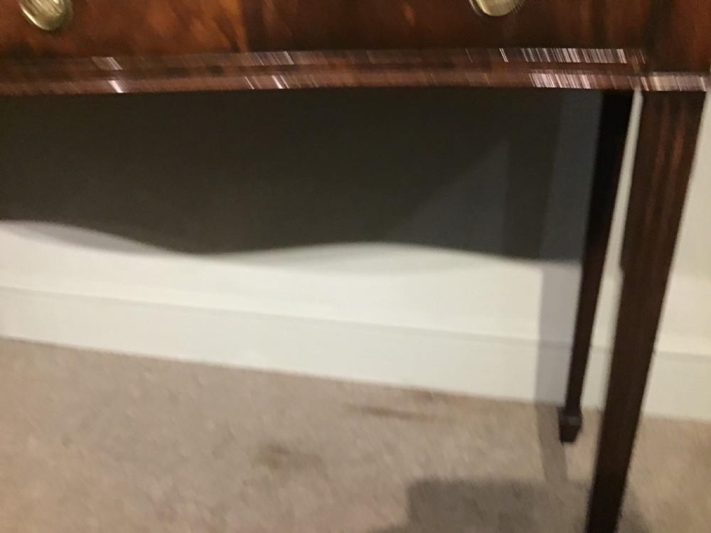 Antique mahogany serving table View V