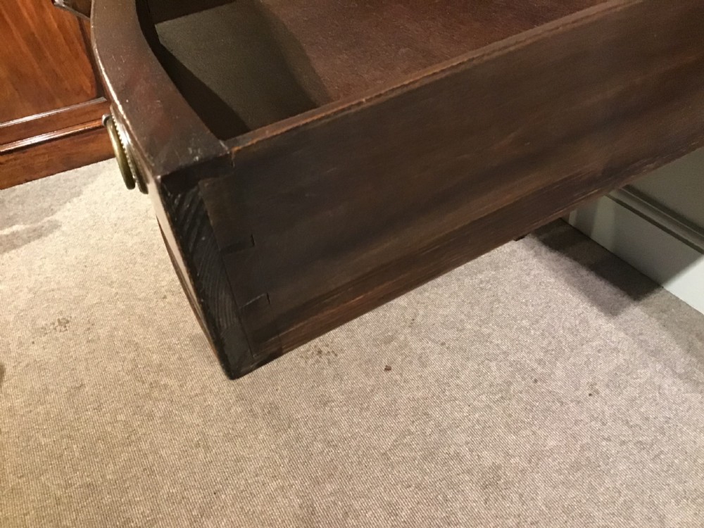 Antique mahogany serving table View IX